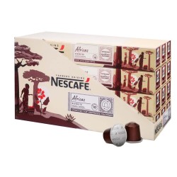 Africas Ristretto Nescafé. 120 cápsulas de Aluminio (12 tubos de 10 cafés)  Formato ahorro