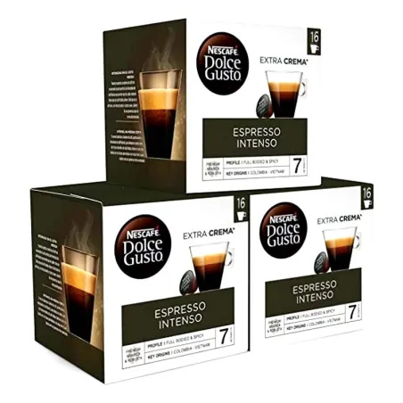 Espresso Intenso, Nescafé Dolce Gusto. Pack 48 cápsulas.