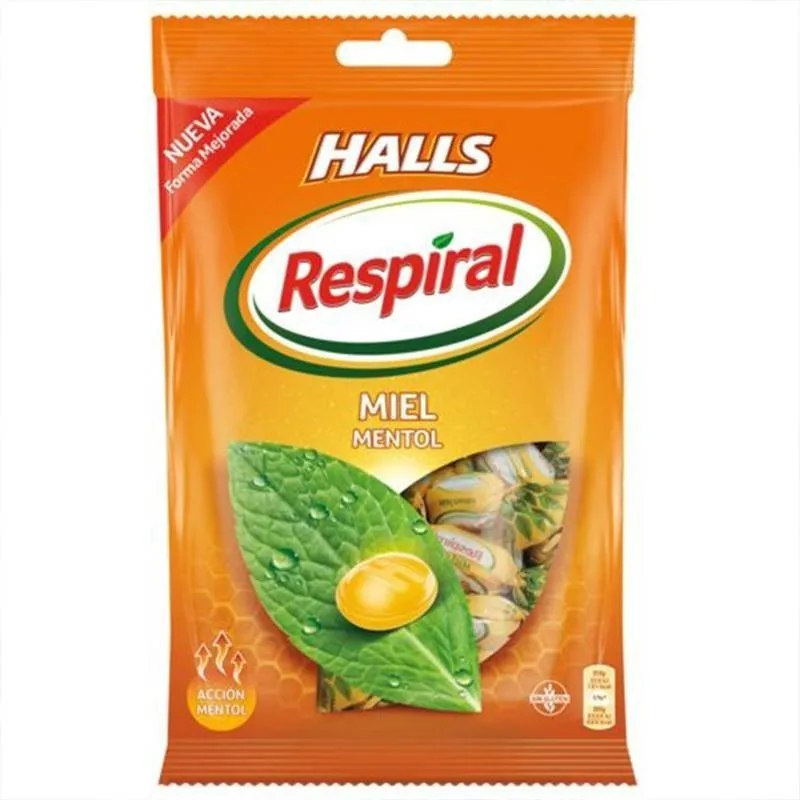 Respiral MIEL MENTOL, 150g Halls