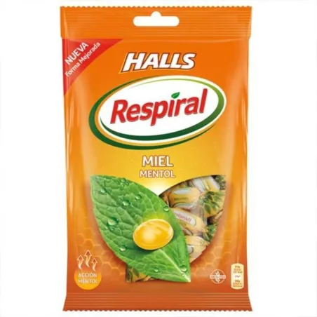 Respiral MIEL MENTOL, 150g Halls Respiral MIEL MENTOL, 150g Halls