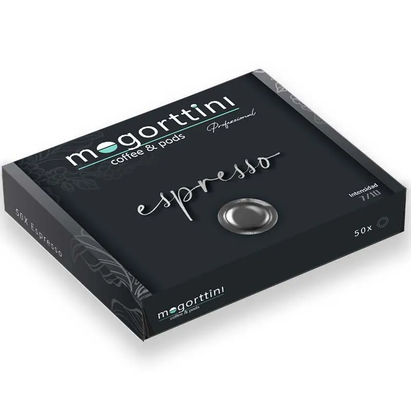 Espresso Mogorttini, compatibles con Nespresso Profesional 50 cápsulas. Espresso Mogorttini, compatibles con Nespresso Profesional 50 cápsulas.