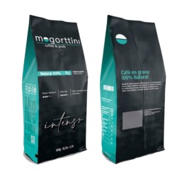 Mogorttini espresso Intenso, café en grano bolsa de un kilo.
