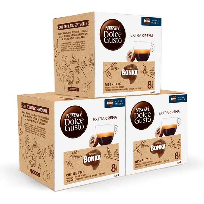 Comprar CÁPSULAS CAFÉ NESCAFÉ DOLCE GUSTO BONKA 16 UNIDADES