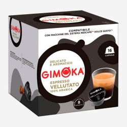 Espresso Gimoka , Dolce Gusto compatible 16 cápsulas