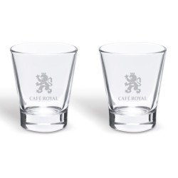 Pack 2 vasos cristal de la marca Café Royal