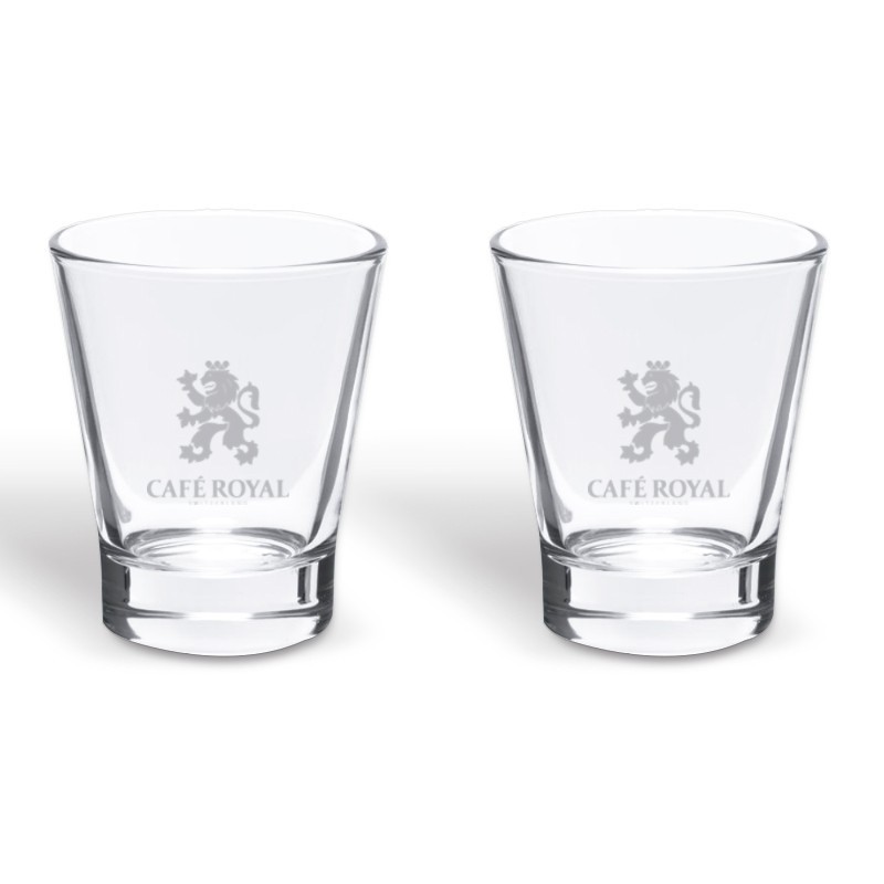 Pack 2 vasos cristal de la marca Café Royal