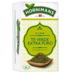 Té Verde Extra Puro, 20 bolsitas.