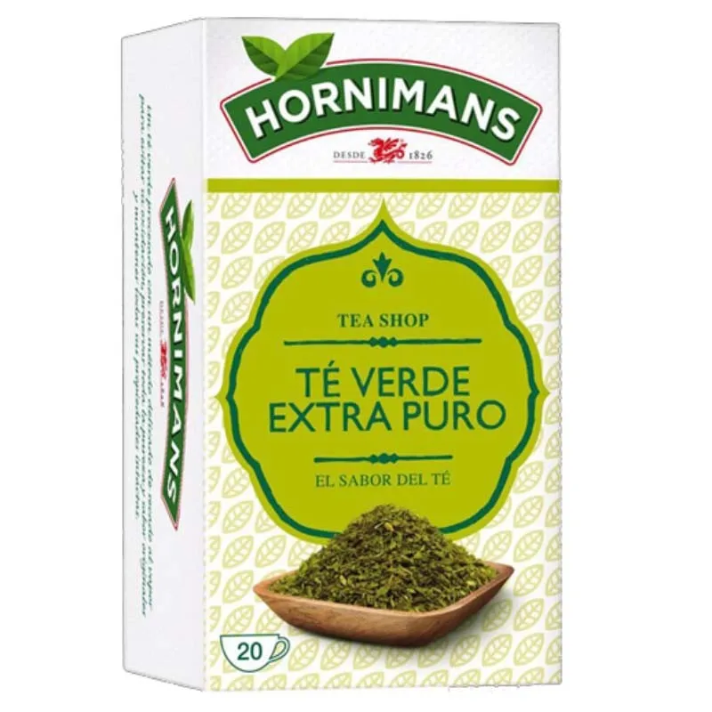Té Verde Extra Puro, 20 bolsitas. Té Verde Extra Puro, 20 bolsitas.