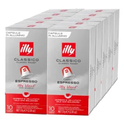 master illy classico espresso 100 cápsulas