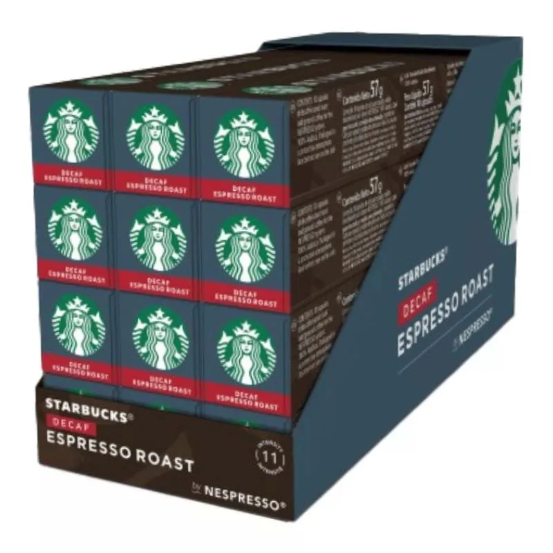 master starbucks espresso roast decaf 120 cápsulas