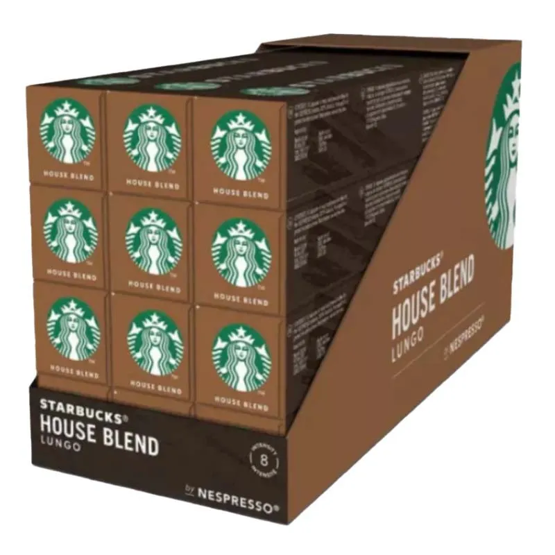 master houseblend starbucks 120 cápsulas compatibles nespresso