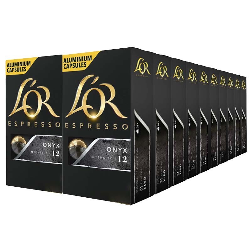 Onyx L'or 20 cajas compatible Nespresso 200 cápsulas