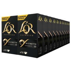 Ristretto L'or 20 cajas compatible Nespresso 200 cápsulas