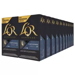 Fortissimo L'or 20 cajas compatible Nespresso 200 cápsulas