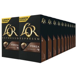 Forza L'or 20 cajas compatible Nespresso 200 cápsulas