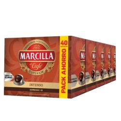 Intenso Marcilla 5 cajas de 40 cápsulas compatibles Nespresso