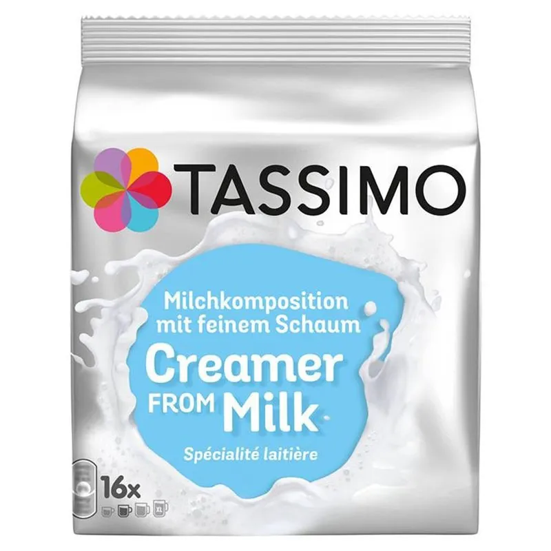 tassimo leche, 16 cápsulas de leche tassimo leche, 16 cápsulas de leche