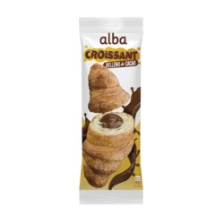 Croissant Relleno de Chocolate de Alba. Caja de 18 unidades.