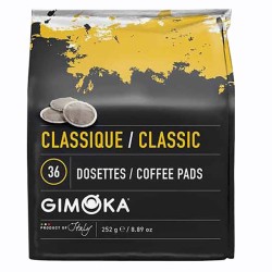 Gimoka Classique 36 monodosis. Compatibles Cafetera Senseo.