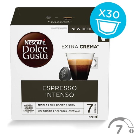 Café Espresso Intenso Magnum 30 cápsulas Nescafé Dolce Gusto