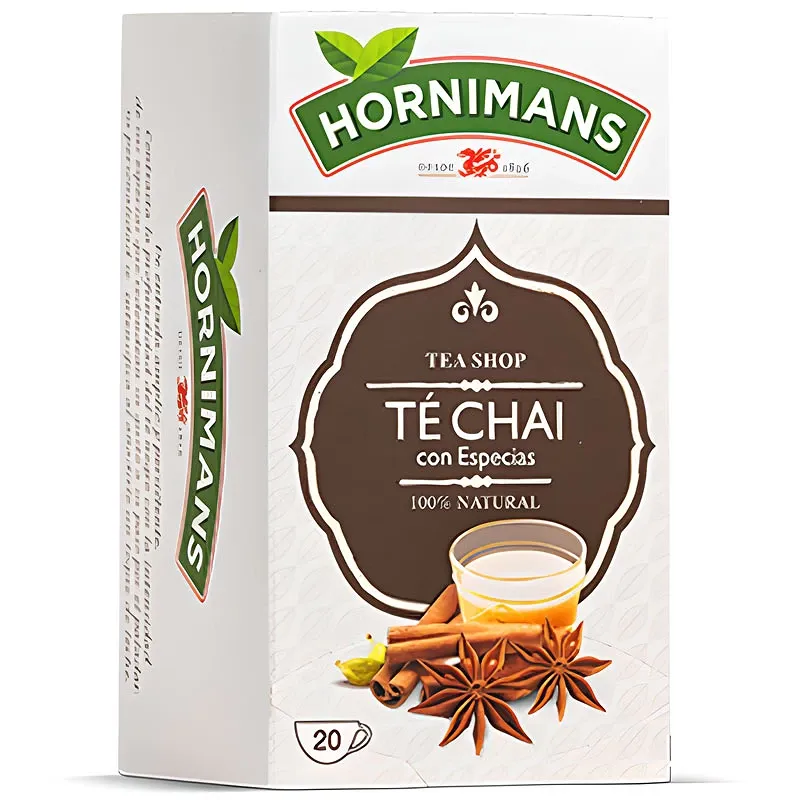 Té Chai con Especias, Hornimans 20 infusiones