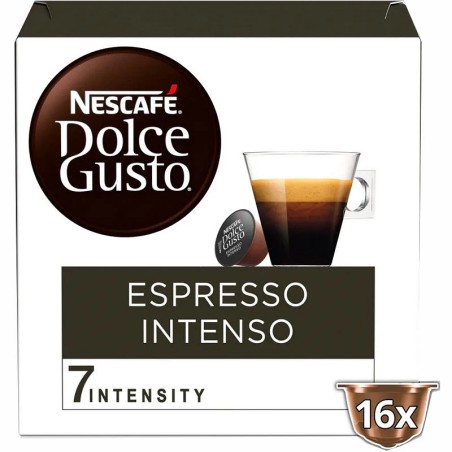 CAJA Café espresso Intenso 16 unidades Dolce Gusto. Cápsulas Originales