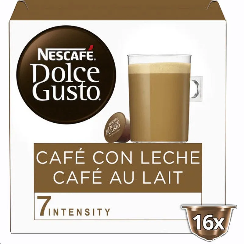 Cafe Dolce Gusto Cafe con leche Descafeinado Caja 16 cápsulas (79994)