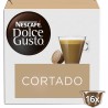 Café cortado 16 cápsulas  Dolce Gusto de la marca Nestlé.