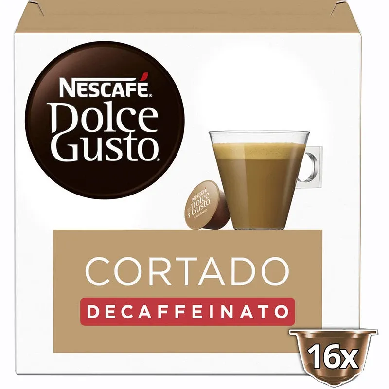 Café cortado Descafeinado 16U. Dolce Gusto Café cortado Descafeinado 16U. Dolce Gusto