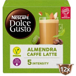 Caffè Latte con leche de almendra 12 cápsulas Nescafé Dolce Gusto para Veganos