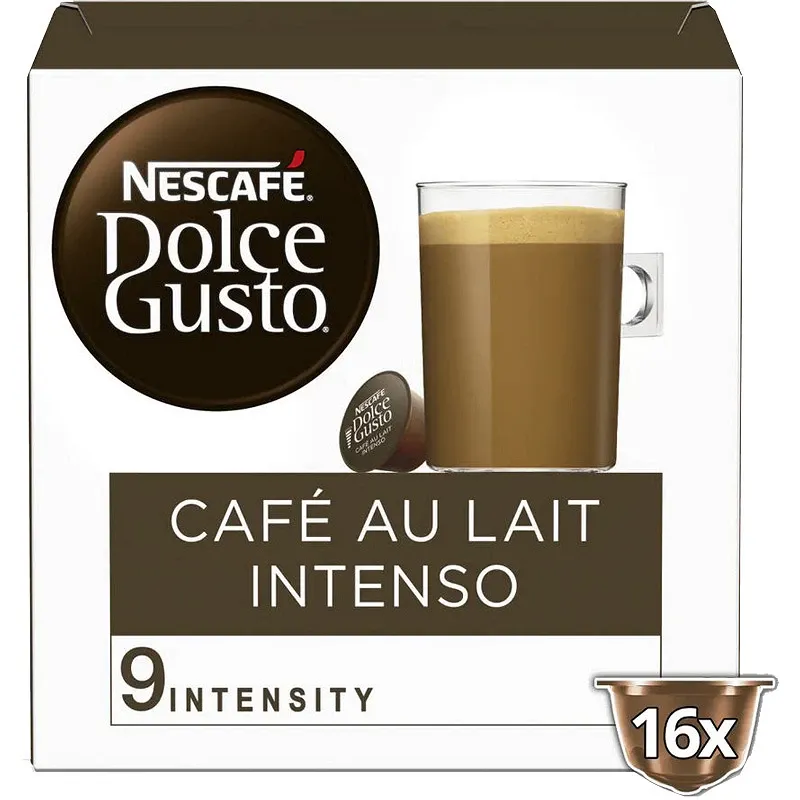 Café con leche Dolce Gusto, 16 cápsulas