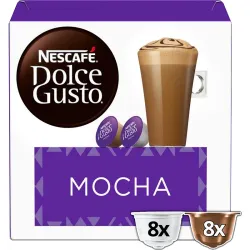 Café Mocha Dolce Gusto 8 + 8 cápsulas. Nuevo Formato