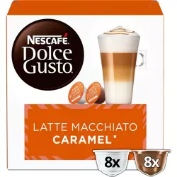 Latte Macchiato Caramel, Dolce Gusto, 8+8 uds