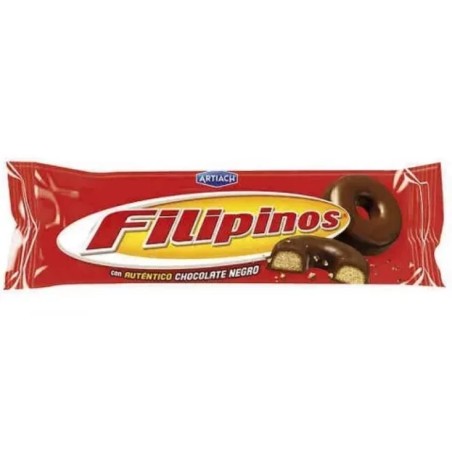 Filipinos chocolate negro Artiach 75gr, 15 ud.