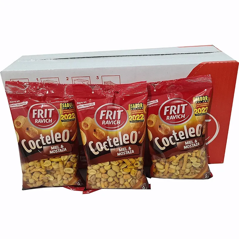 caja Cocteleo Miel y Mostaza Frit Ravich 130 gr caja Cocteleo Miel y Mostaza Frit Ravich 130 gr