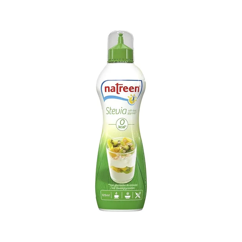 Natreen Stevia líquido. Edulcorante 125ml, 0% kcal. Natreen Stevia líquido. Edulcorante 125ml, 0% kcal.