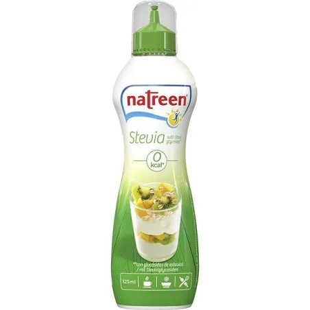 Natreen Stevia líquido. Edulcorante 125ml, 0% kcal. Natreen Stevia líquido. Edulcorante 125ml, 0% kcal.