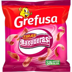 Tiras Baconeras  Grefusa bolsa de 33 gramos