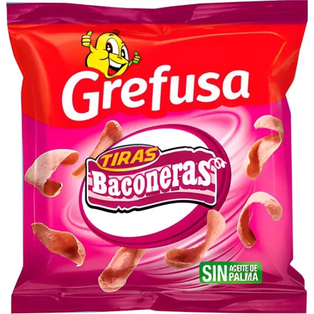 Tiras Baconeras  Grefusa bolsa de 33 gramos