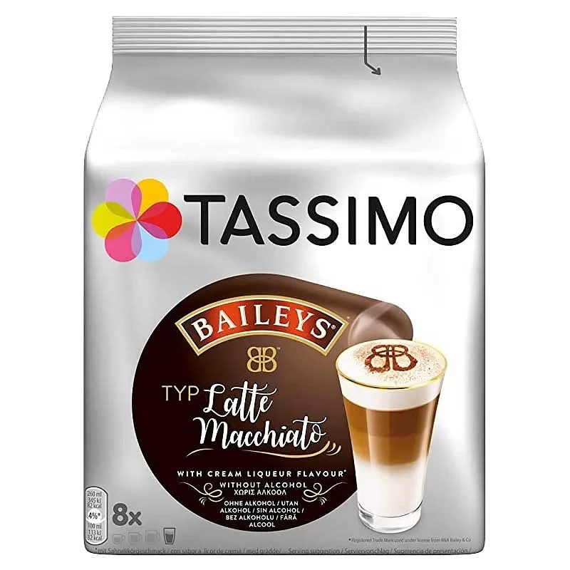 Baileys Latte Macchiato, 8 servicios Tassimo Baileys Latte Macchiato, 8 servicios Tassimo