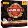 Extra Intenso Marcilla, 20 cápsulas de aluminio compatibles con Nespresso