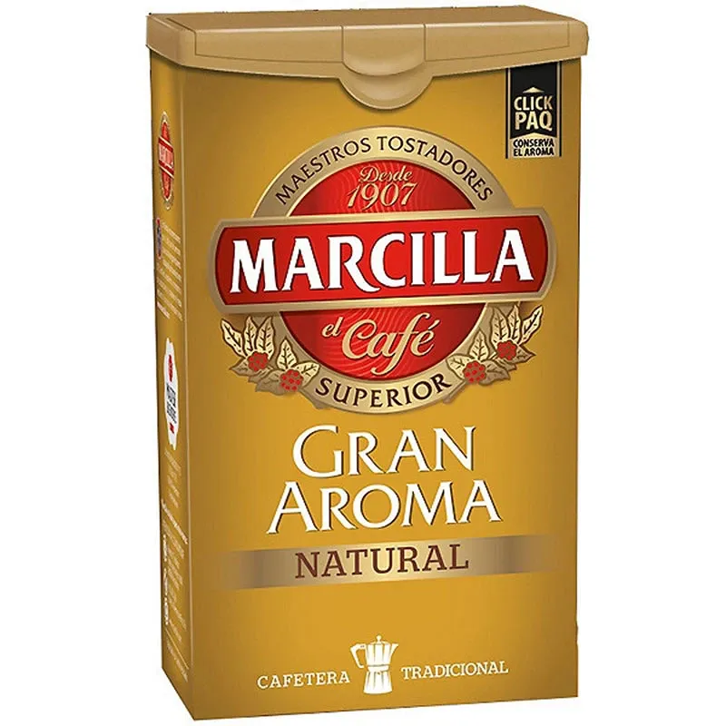Marcilla molido Gran Aroma Natural, 250 gramos Marcilla molido Gran Aroma Natural, 250 gramos