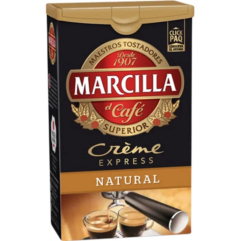 Marcilla Café molido Creme Express Natural 250 gramos Marcilla Café molido Creme Express Natural 250 gramos