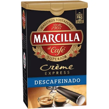 Marcilla molido Creme Express descafeinado mezcla , 250 gramos Marcilla molido Creme Express descafeinado mezcla , 250 gramos