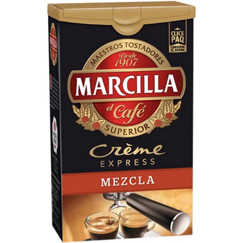 Café molido Creme Express Mezcla. 250g Marcilla