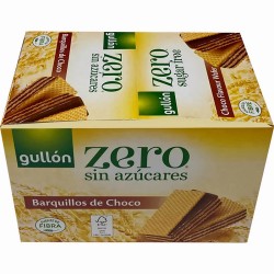 Barquillo de Chocolate Zero sin azucar 60 gr caja de 12 unidades