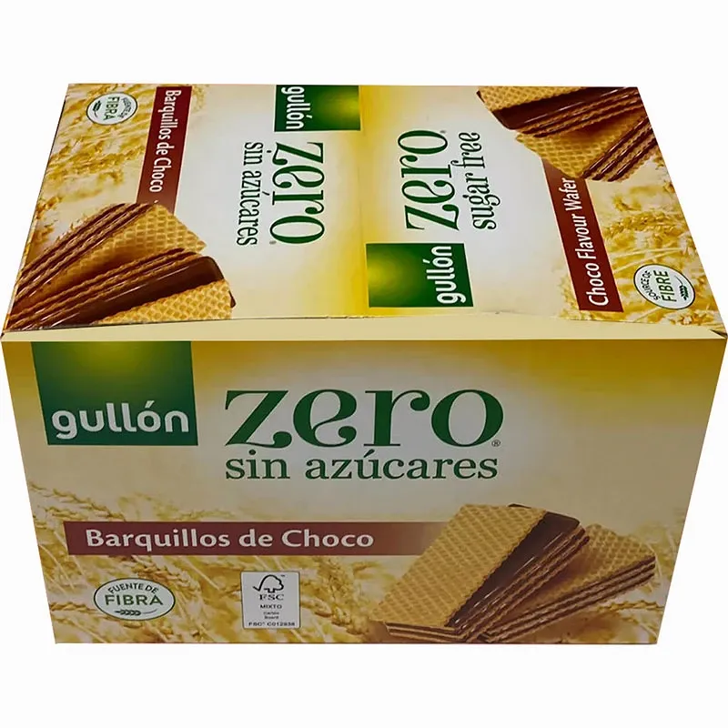 Galleta Gullon Barquillo de Choco sin Azúcar -210g