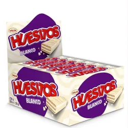 Caja Huesitos blancos, 36 unidades 20 gr.