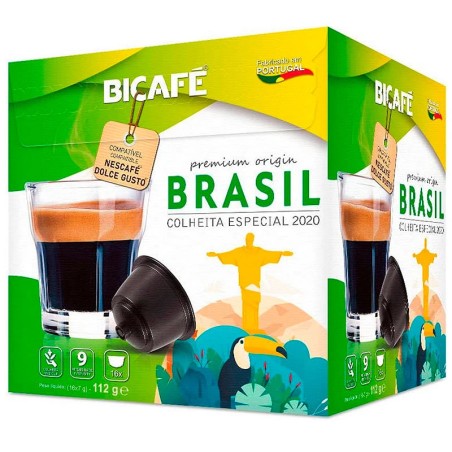Brasil  Bicafé, 16 cápsulas compatibles con Dolce Gusto