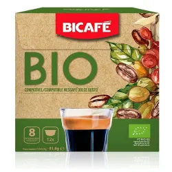 Bio Bicafé, 12 cápsulas compatibles con Dolce Gusto